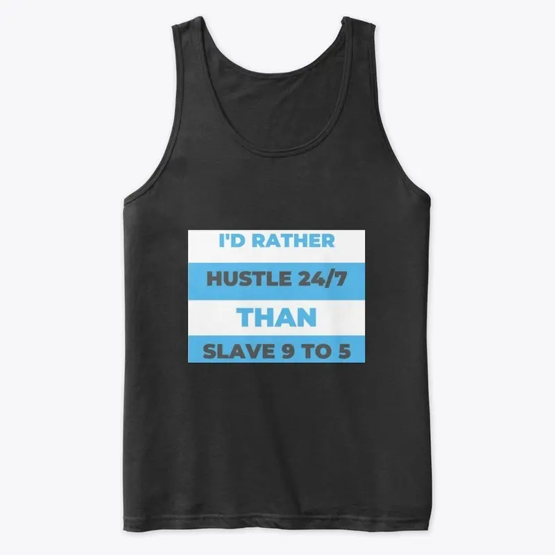 Hustle 24/7 White & Blue Collection