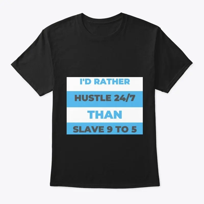 Hustle 24/7 White & Blue Collection