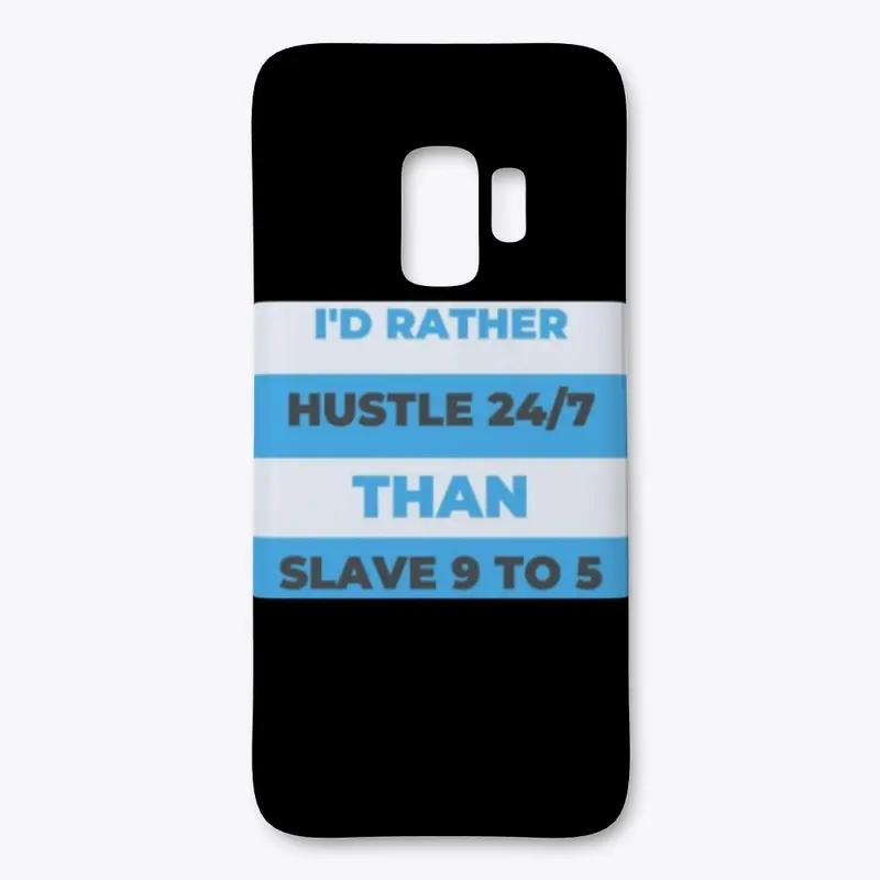 Hustle 24/7 White & Blue Collection