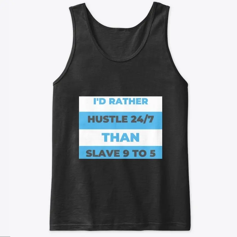 Hustle 24/7 White & Blue Collection